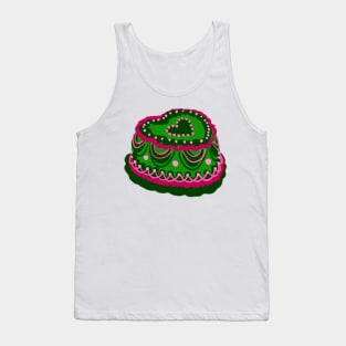 green heart cake Tank Top